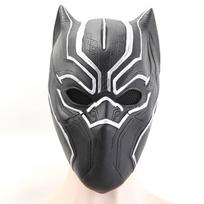 Juoda Cosplay kaukė Cosplay Hero Latekso gyvūnų kaukės Helovino karnavalinio vakarėlio kostiumų rekvizitai Anime kaukė suaugusiems / vaikams juoda