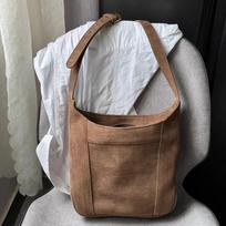 Niche High-end Style Suede Tote Bag In Winter New Commuter Bag Versatile Adjustable One-shoulder Crossbody Bag