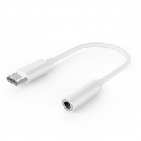 Cablexpert USB Type-C to 3.5mm Stereo Audio Adapter Cable, White | A-CM-3.5F-01
