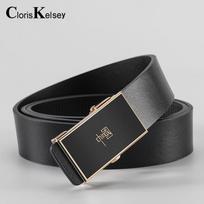 Cloris Kelsey Men's Toothless Automatic Buckle Casual Belt 130 cm