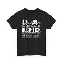 230 Gsm 100% Cotton Buck Tick Tee Shirt This Is Not Greatest Hits Unisex Short Sleeve Japan Visual Kei XXS juoda