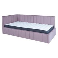 Lova su čiužiniu Harmony Duo Home4You Jasper, 90x200 cm, rožinė
