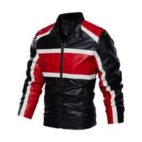 Rudens žiemos striukė Vyriški siuvinėjimai Beisbolo striukės Pu odiniai paltai Slim Fit College Malleluxury Fleece Pilot odinės striukės M