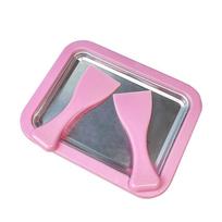 Kompaktiškas „pasidaryk pats“ jogurto ir ledų gaminimo aparatas vaikams su 304 ledo formele Pink Food Grade Aluminum Small Size