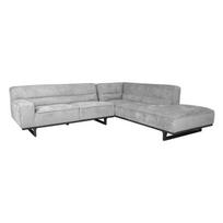 Dešininė kampinė sofa Home4You Hasso RC, pilka