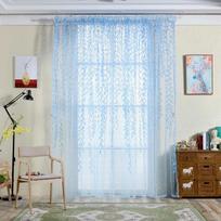 1 vnt. Elegantiškos Modernios Tiulio Užuolaidos Svetainei Miegamajam Virtuvei Žalių Lapų Skaidrios Užuolaidos Langui Tiulio Užuolaidos Užuolaidos 100x200cm 1PCS