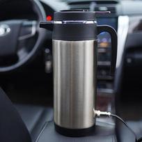24V/12V Nešiojama automobilinė elektrinė šildoma arbatinuko puodelio 12V1200ML