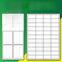 A4 matinis lipnus etikečių popierius su stipriais klijais 50 sheets/pack; A45 Matte 45 Labels