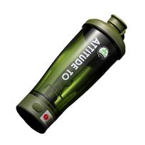Automatinis „Vortex“ maišytuvas, nešiojamasis elektrinis nepralaidus „Sports Fitness Shaker Cup“ baltymų plaktuvo maišytuvas žalia