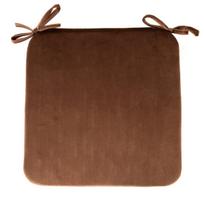 Pagalvė kėdei Home4You Velvet 39x39x2,5 cm, ruda
