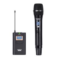 COMICA CVM-WM100H 48 kanalų UHF belaidė rankinė mikrofono sistema 100 m diapazonas / 16 lygių garsumas /
