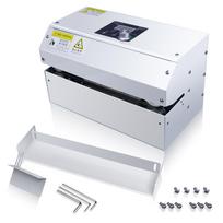Portable Bag Sealer Roller Sealing Machine Aluminum Foil Composite Plastic Film PE Coated Paper Food Packaging Snack Plastic Bag EU Plug&220V white