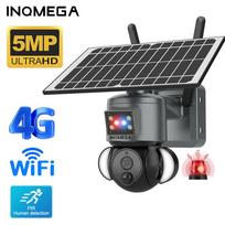 INQMEGA TUYA 4G 3MP PTZ kupolinė belaidė GSM SIM kortelės IP kamera Saugumo lauko CCTV Spalvota IR naktinio matymo Only WIFI Camera
