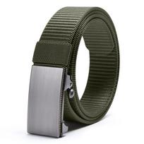 2024 Toothless Automatic Buckle Nylon Canvas Belt - Outdoor Leisure & Breathable 125 cm