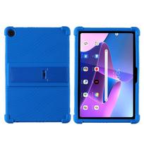 Lenovo M10 3rd Gen 10.1  Silikoninis apsauginis dėklas su stovu TB328XU/TB328FU rožinė raudona spalva