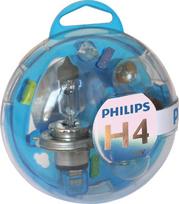 Halogeninių lempučių rinkinys H4 12V P43t Philips