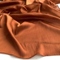2023 Natural Wrinkled Solid Color Long Crepe Silk Scarf WJA14 175cm+ raudona