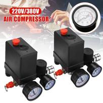 240V/380V Aukštos kokybės reguliatorius, veikiantis oro kompresoriaus siurblio slėgio valdymo jungiklis oro siurblio valdymo vožtuvas 7,25-125 PSI 380V