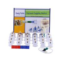 Enhanced Large-Size 24-Can Household Vacuum Cupping Device with Magnetic Therapy gray