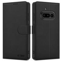 Juodas atverčiamas dėklas "Tech-Protect Wallet" telefonui Nothing Phone 3A