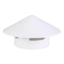 110 mm kamino lietaus kepurė, kvėpuojantis PVC kepurė, plastikinis lietaus kepurė, ventiliacijos dangtelis, vamzdžio dangtelis