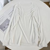 Moteriški lengvi, kvėpuojantys marškinėliai ilgomis rankovėmis nuo saulės - Ploni, laisvi, vienspalviai, apvalia iškirpte, kasdieniai baziniai marškiniai su kauke One Size chaki