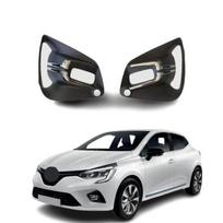 Chromuotas rūko žibinto rėmelis dešinysis kairysis Renault Clio Mk5 2019 m. vėliau OEM 261526778R