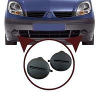 Rūko žibinto dangtelis Juodas 2 vnt. rinkinys Kairė dešinė Renault Kangoo Mk2 2003-2008 m. OEM 7701207859