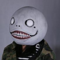 NieR:Automata Emil Men Women Halloween Christmas Xmas Party Horror Cosplay Full Face Mask balta