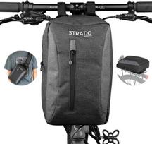 Dviračio vairo krepšys Strado SoftBag, 3L, pilkas