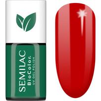 Semilac UV Hybrid BioColor gelinis nagų lakas, stingstantis UV / LED lempos šviesoje atspalvis 719 Red Cranberries 7 ml