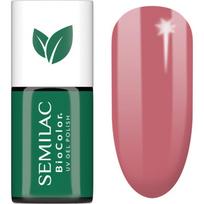 Semilac UV Hybrid BioColor gelinis nagų lakas, stingstantis UV / LED lempos šviesoje atspalvis 717 Rose Pink Meadow 7 ml