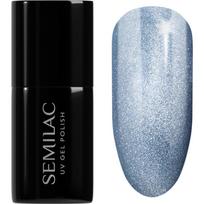 Semilac UV Hybrid Gloss GALA gelinis nagų lakas, stingstantis UV / LED lempos šviesoje atspalvis 665 Blueberry Gloss 7 ml
