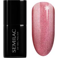 Semilac UV Hybrid Gloss GALA gelinis nagų lakas, stingstantis UV / LED lempos šviesoje atspalvis 662 Rosé Gloss 7 ml