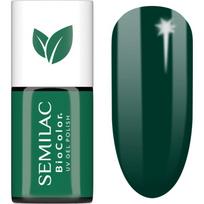 Semilac UV Hybrid BioColor gelinis nagų lakas, stingstantis UV / LED lempos šviesoje atspalvis 731 Bottle Green 7 ml