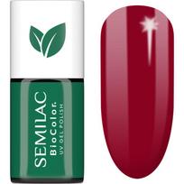 Semilac UV Hybrid BioColor gelinis nagų lakas, stingstantis UV / LED lempos šviesoje atspalvis 729 Dark Cherry 7 ml