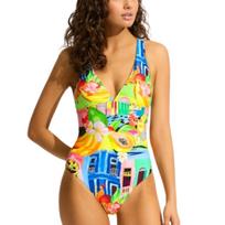 SEAFOLLY Cuba vientisas maudymosi kostiumėlis