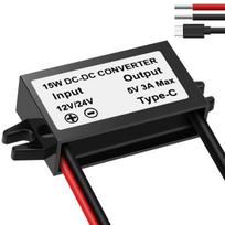USB-C 12/24V keitiklis Powermax 15W 5V 3A