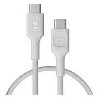 USB-C laidas 0.3 m 100 W Greencell PowerStream greito įkrovimo PD Snow White