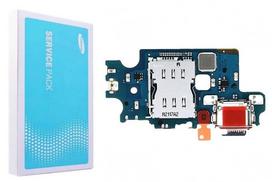 Samsung S22 Plus 5G (S906) krovimo lizdas (mikrofonas, SIM lizdas) : Klijai ekranui / nugarėlei - Nereikia