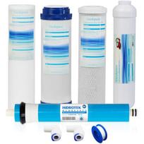 Universalus 5 pakopų atvirkštinio osmoso keitimo filtrų rinkinys