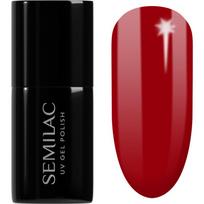 Semilac UV Hybrid Winter Collection gelinis nagų lakas, stingstantis UV / LED lempos šviesoje atspalvis 608 Soft Red 7 ml