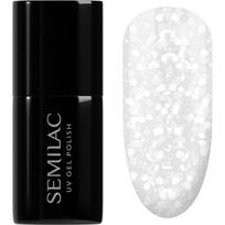 Semilac UV Hybrid Crushed_ICE gelinis nagų lakas, stingstantis UV / LED lempos šviesoje atspalvis 490 Ice Crushed 7 ml
