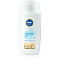 NIVEA SUN Invisible Daily Fluid lengvos tekstūros apsauginis fluidas SPF 50+ 40 ml
