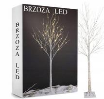 Dirbtinis LED Kalėdinis Beržas 150 cm – Šiltai Balta Šviesa