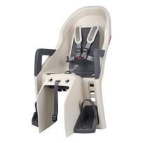 Dviračio kėdutė Polisport Guppy Maxi+CFS // 26-29" dvir., ant bagažinės (smėlinė)