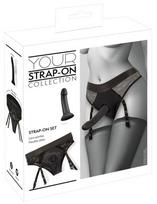Kelnaitės su dildo You2Toys Strap-on, juodos