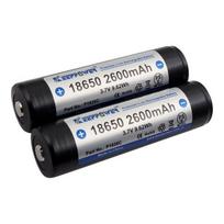 KeepPower elementas 18650 2600mAh 3.7V, 2vnt.