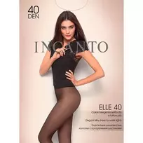 Moteriškos pėdkelnės INCANTO ELLE 40 DEN, 3 dydis,spalva NERO