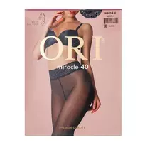 Moteriškos pėdkelnės ORI MIRACLE 40 DEN, 4 dydis, spalva NERO